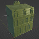 Normandy French Cottage DS T8 - 3D Printed Tabletop Wargaming Terrain for Miniature Games like Bolt Action, Flames of War