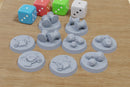 Artifacts and Stash Tokens - 3D Printed Minifigure - Post Apocalyptic Miniature for Zona Alfa - Fallout Wasteland