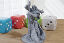 Nun Squad Monja 23 - 3D Printed Miniature Mifigure for Tabletop Rolepaying Games Sexy Pin-Up - 32mm - 28mm Scale