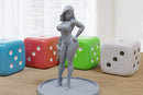 Jesse Sexy Pinup SFW/ NSFW 3D Printed Minifigures for Fantasy Miniature Tabletop Games DND, Frostgrave 28mm / 32mm / 75mm