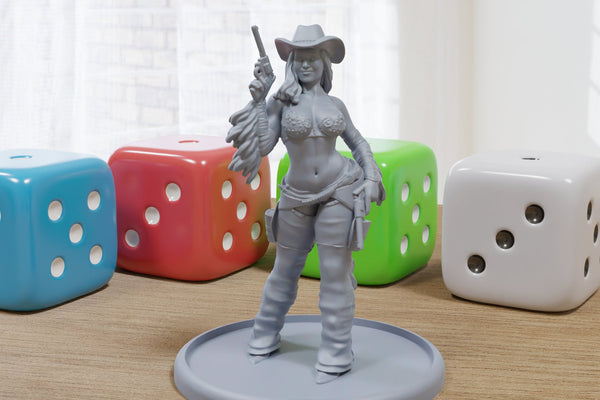 Nancy C Sexy Pinup SFW/ NSFW 3D Printed Minifigures for Fantasy Miniature Tabletop Games DND, Frostgrave 28mm / 32mm
