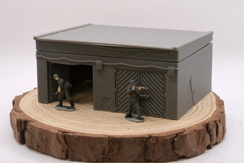 Soviet Garage - 3D Printed Tabletop Wargaming Terrain ideal for ZONA ALFA / KONTRABAND