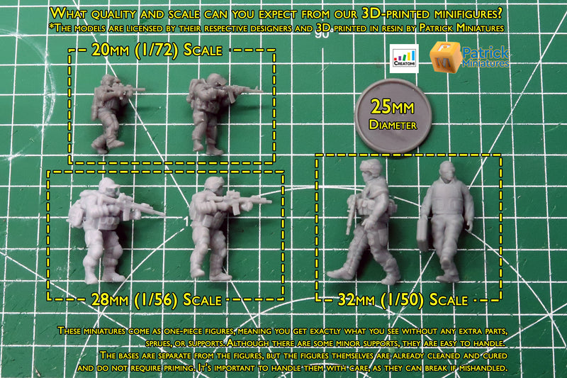 The Boogeyman - 3D Printed - 28mm Scale - Miniature Wargaming Minifigures - Tabletop Wargames