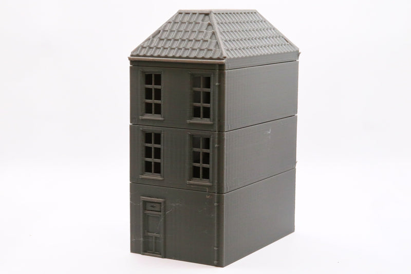 Arnhem The Netherlands Historical Building DS T2 - 3D Printed Tabletop Wargaming Terrain for Miniature Games like Bolt Action, Flames of War
