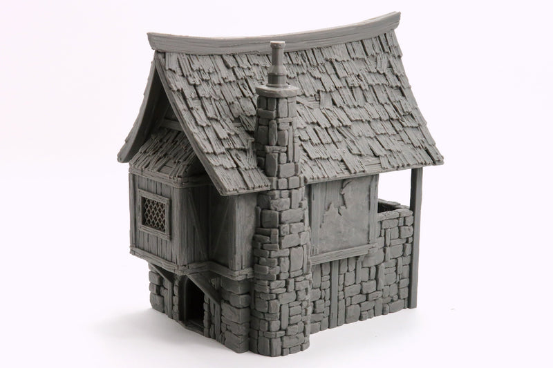 Medieval Townhouse Gorenstead - 28mm Scale - 3D Printed Terrain compatible with Tabletop Games like DND 5e, Frostgrave