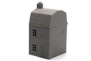 French Row House DS T4 - Tabletop Wargaming WW2 Terrain | Miniature 3D Printed Model | Flames of War & Bolt Action