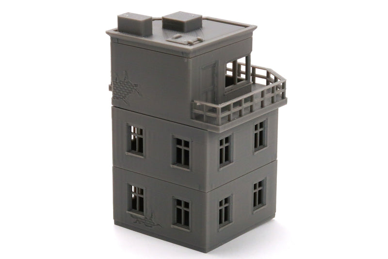 Airfield Control Tower - 3D Printed Miniature Wargaming Terrain - Awesome for Tabletop Games like Bolt Action or Flames or War
