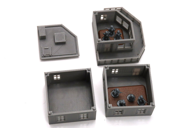 Airfield Control Tower - 3D Printed Miniature Wargaming Terrain - Awesome for Tabletop Games like Bolt Action or Flames or War