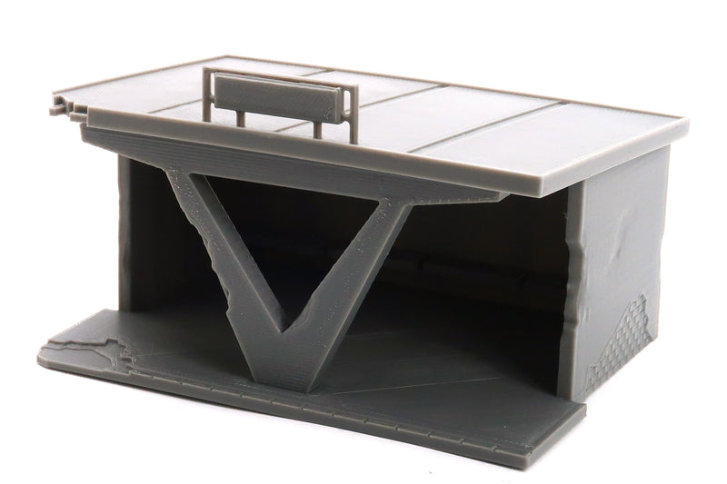 ZONA ALFA Soviet Bus Stop - Tabletop Wargames Terrain - Chernobyl Gaming Miniatures - 15mm - 20mm - 28mm - 32mm