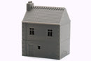 French Commercial Row House T1 - Tabletop Wargaming WW2 Terrain | Miniature 3D Printed Model | Flames of War & Bolt Action