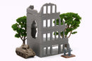 Stalingrad Ruined Store SRH MST3 - Tabletop Wargaming WW2 Terrain | Miniature 3D Printed Model | Flames of War & Bolt Action