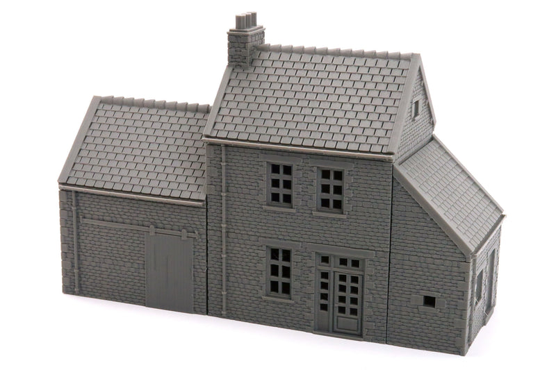 Normandy French Farmhouse - Tabletop Wargaming WW2 Terrain | Proxy 3D Printed Miniature for Bolt Action - Chain of Command - Flames of War