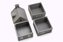 French Commercial Corner House T3 - Tabletop Wargaming WW2 Terrain | Miniature 3D Printed Model | Flames of War & Bolt Action