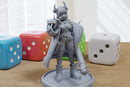Oni Mask Immortan Jone Sexy Pin-Up - 3D Printed Minifigures for Fantasy Miniature Tabletop Games DND, Frostgrave 28mm / 32mm / 75mm