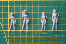 Survival Solo Female - 3D Printed Minifigures for Fantasy Miniature Tabletop Games DND, Frostgrave 28mm / 32mm / 75mm