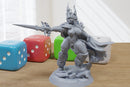 Lich Queen Sexy Pin-Up - 3D Printed Minifigures for Fantasy Miniature Tabletop Games DND, Frostgrave 28mm / 32mm / 75mm