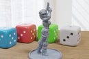 Cyberpunk Elf Girl - 3D Printed Proxy Minifigures for Sci-fi and Cyberpunk Miniature Tabletop Wargames