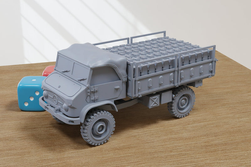 Unimog GS - 3D Printed - 28mm Scale - Miniature Wargaming Vehicle - Tabletop Wargames - Model Railroad