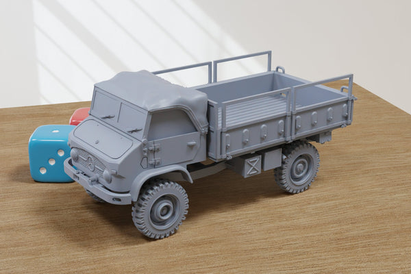 Unimog GS - 3D Printed - 28mm Scale - Miniature Wargaming Vehicle - Tabletop Wargames - Model Railroad