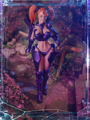 Steel Hearts Blonde Cyber Wear - Sexy Pin-Up Fan Art - 3D Resin Print Figure - 75mm Scale