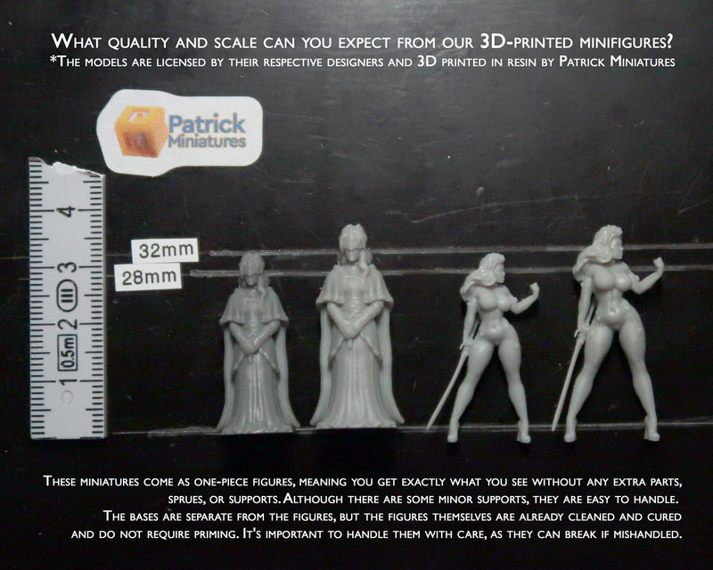 Nyarlathotep Faceless Pharaoh - Proxy Minifigures for Miniature Games like DnD, Baldurs Gate - 28mm / 32mm Scale