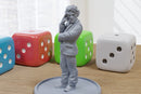 Cyberpunk Elf Business Man - 3D Printed Proxy Minifigures for Sci-fi and Cyberpunk Miniature Tabletop Wargames