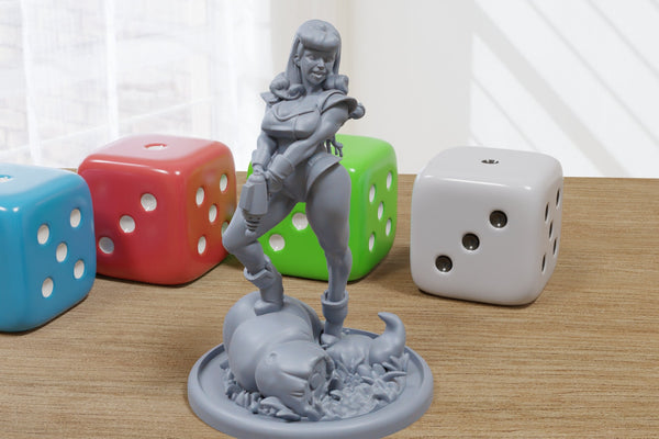 Stella Starlight - 3D Printed Minifigures for Fantasy Miniature Tabletop Games DND, Frostgrave 28mm / 32mm