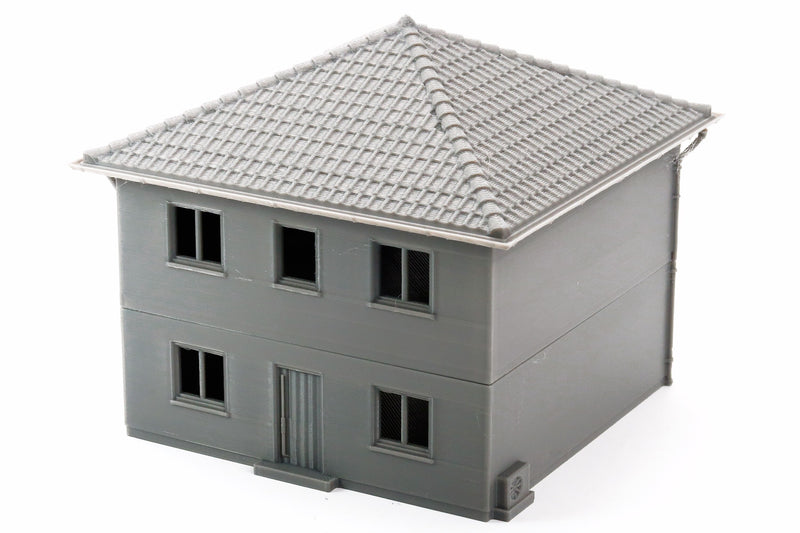 German Modern StadtVilla T1 - 3D Printed Terrain for Miniature Wargames and Model Railroad HO Era VI