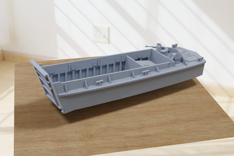 LCVP Higgins Infantry Landing Boat - 3D Resin Printed 28mm / 20mm / 15mm Miniature Tabletop Wargaming Combat Vehicle