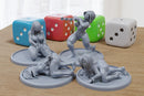 Female Captives - Pleasure Slaves - 3D Printed Minifigures for Fantasy Miniature Tabletop Games, TTRPG, DND, Frostgrave