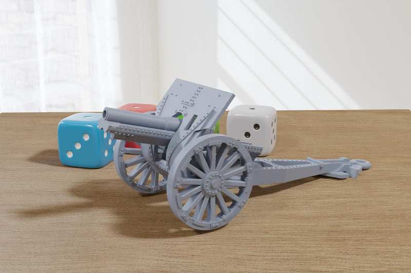 Soviet STZ-5 with Howitzer M-30 - 3D Printed Miniature Wargaming Combat Vehicle - 28mm / 20mm / 15mm Scale