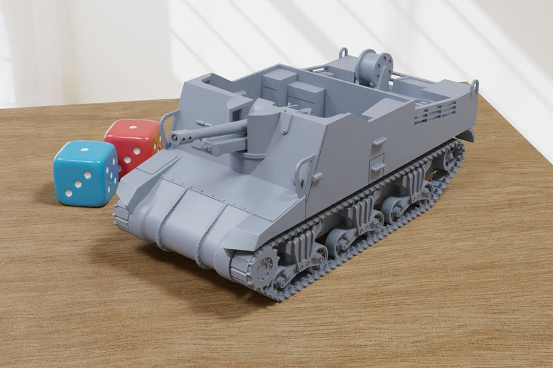 M7 Sexton - 3D Printed Miniature Wargaming Combat Vehicle - 28mm / 20mm / 15mm Scale