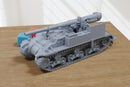 M12 Gun Motor Carriage - 3D Printed Miniature Wargaming Combat Vehicle - 28mm / 20mm / 15mm Scale