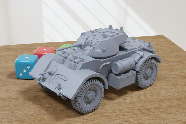 Staghound T17E1 - 3D Printed Miniature Wargaming Combat Vehicle - 28mm / 20mm / 15mm Scale