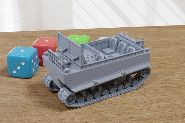 M29 Weasel Tracked Vehicle (Korean War) - 3D Printed Miniature Wargaming Combat Vehicle - 28mm / 20mm / 15mm Scale