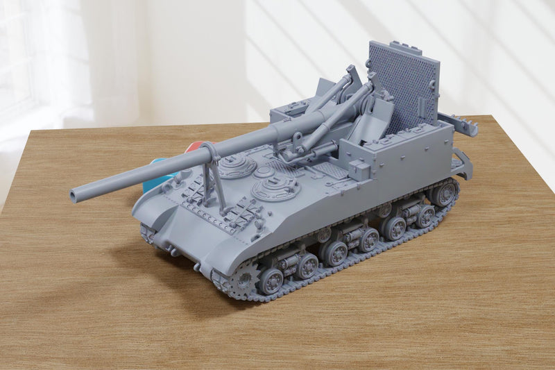 М40 155mm HMC (Korean War) - 3D Printed Miniature Wargaming Combat Vehicle - 28mm / 20mm / 15mm Scale