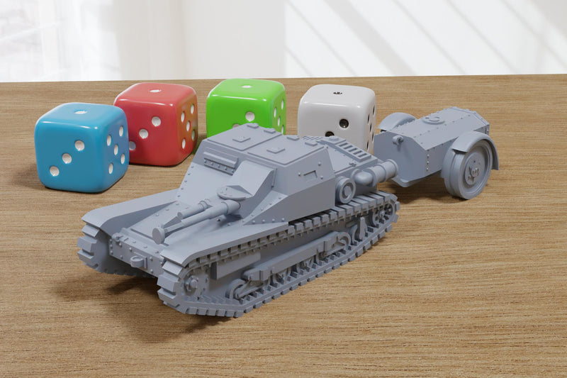 Carro Armato L35 L.F - 3D Printed Miniature Wargaming Combat Vehicle - 28mm / 20mm / 15mm Scale