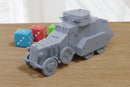 Fiat 611 Armored Car - 3D Printed Miniature Wargaming Combat Vehicle - 28mm / 20mm / 15mm Scale