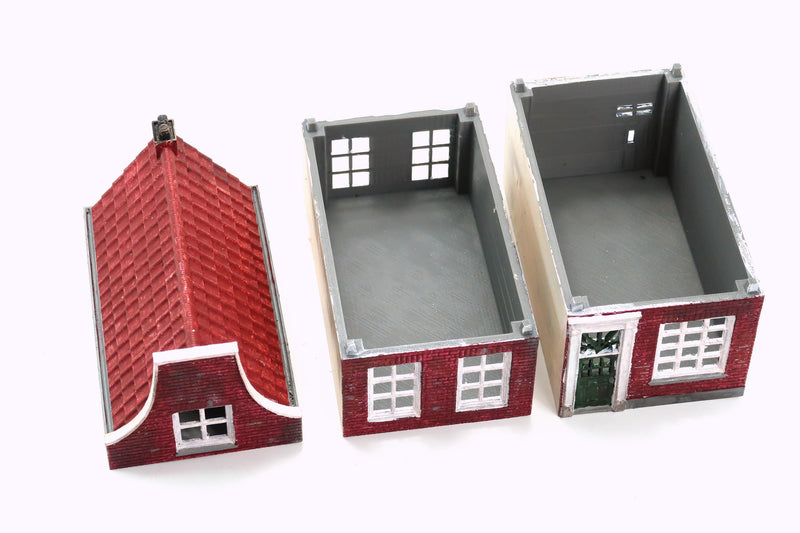 Dutch Canalhouse Delft Set - 3D Printed Miniature Wargaming Terrain 28mm / 20mm / 15mm Scale