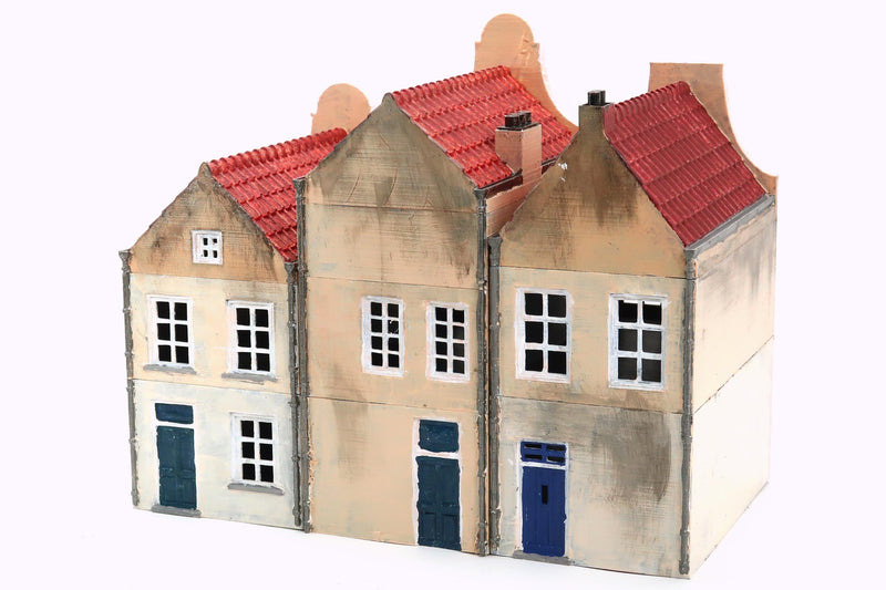 Dutch Canalhouse Delft Set - 3D Printed Miniature Wargaming Terrain 28mm / 20mm / 15mm Scale