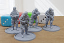 Rogue Element Opertives - 3D Printed - 28mm Scale - Miniature Wargaming Minifigures - Tabletop Wargames