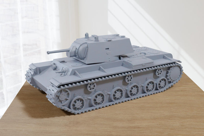 KV I Soviet Heavy Tank - 3D Printed Miniature Wargaming Combat Vehicle - 28mm / 20mm / 15mm Scale