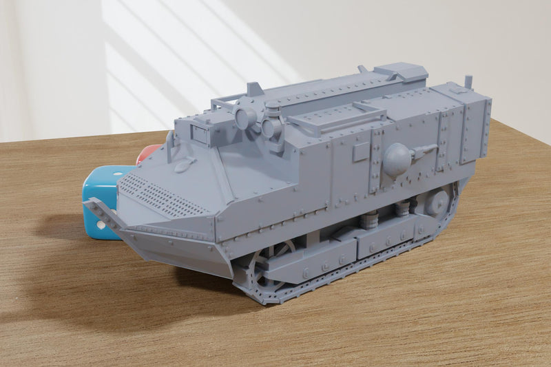 Schneider CA-1 (France) WW1 Tank - 3D Printed Miniature Wargaming Combat Vehicle - 28mm / 20mm / 15mm Scale