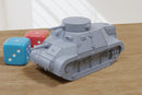 Trubia-Naval (Spanish Civil War) Light Tank - 3D Printed Miniature Wargaming Combat Vehicle - 28mm / 20mm / 15mm Scale