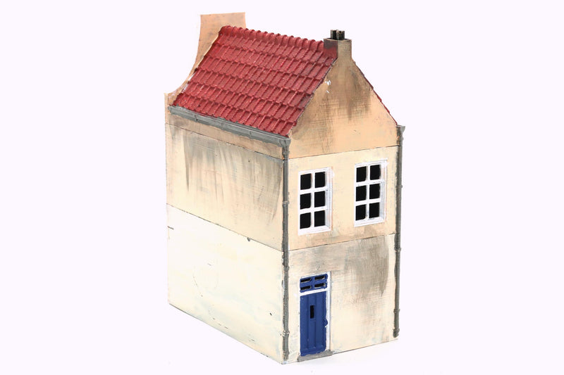 Dutch Canalhouse Delft Klokgevel T2 - 3D Printed Miniature Wargaming Terrain 28mm / 20mm / 15mm Scale