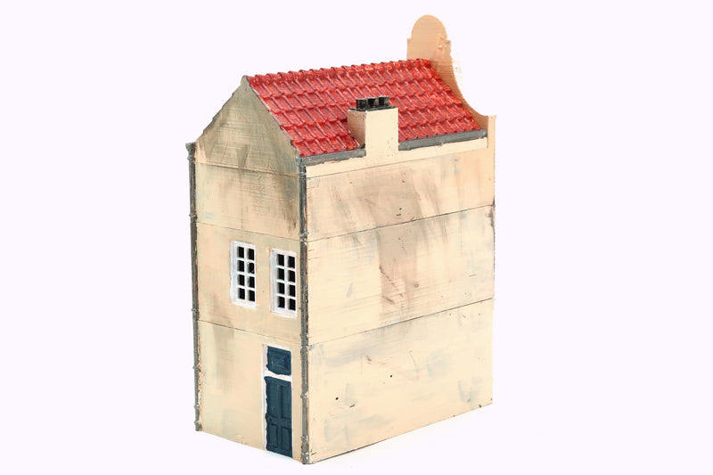 Dutch Canalhouse Delft Klokgevel T3 - 3D Printed Miniature Wargaming Terrain 28mm / 20mm / 15mm Scale