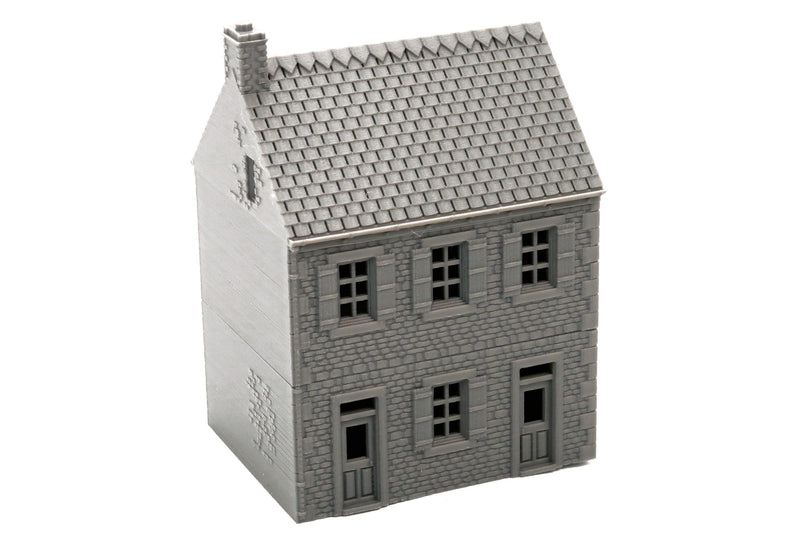 Normandy Row Cottage TS11 - French Town V4 - 3D Printed Miniature Wargaming Terrain 28mm / 20mm / 15mm Scale