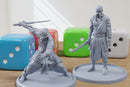 Tie Long - 3D Printed Mini - Cyberpunk / Sci-Fi - Tabletop Miniature Wargaming - 28mm / 32mm Scale Minifigures