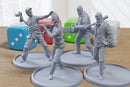 Survivors Pack - 3D Printed Minifigure for Zombie Post Apocalyptic Miniature Tabletop Games TTRPG