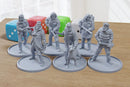 Frozenland Survivors - 3D Printed Minifigure for Zombie Post Apocalyptic Miniature Tabletop Games TTRPG